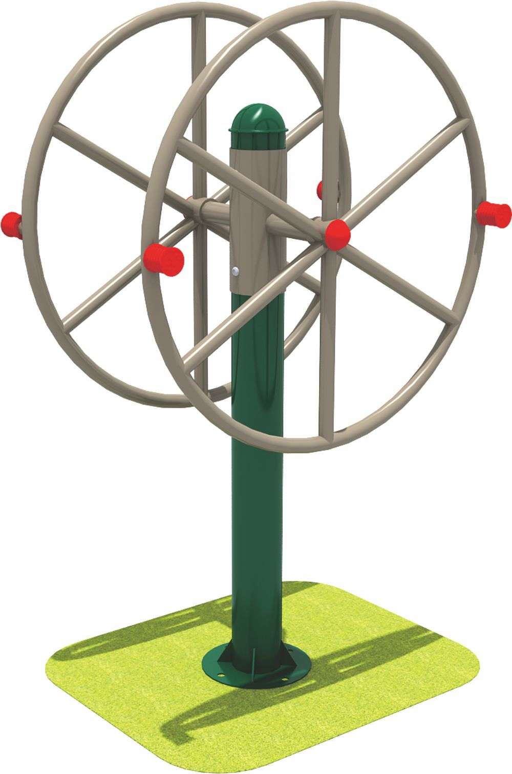 leyu.com乐鱼健身器材 旋转风轮